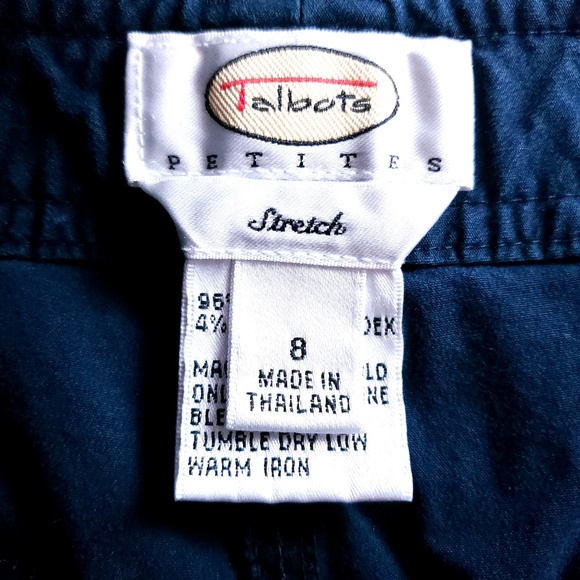 Talbots Women Capri Pant Stretch Size 8 Petite (29x18) - Picture 6 of 7